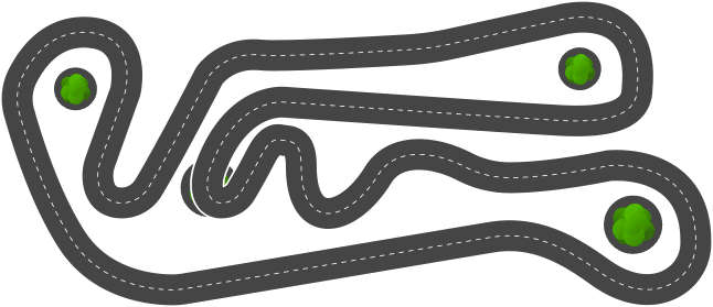 One Eleven North Coast karting track layout