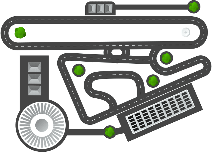 RSTC Cairo karting track layout
