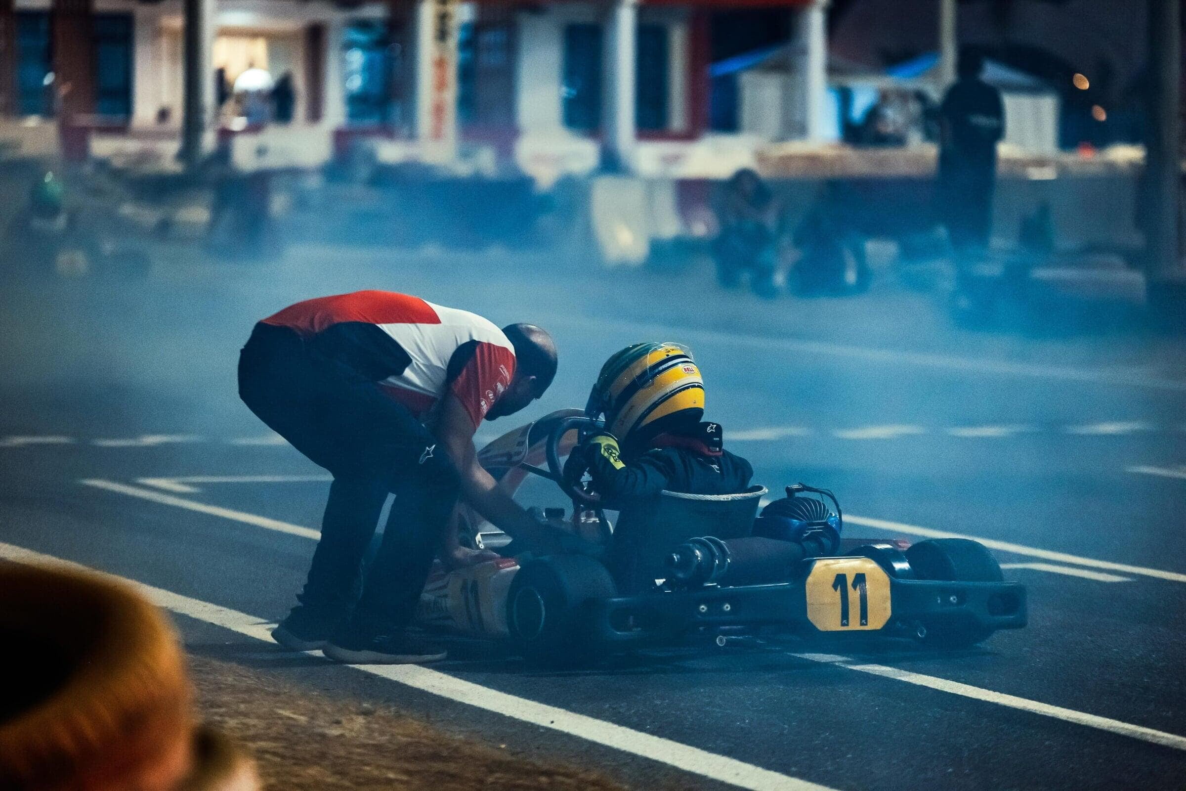 Curve Karting track